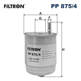 Afbeelding van Filtron Brandstoffilter PP 875/4