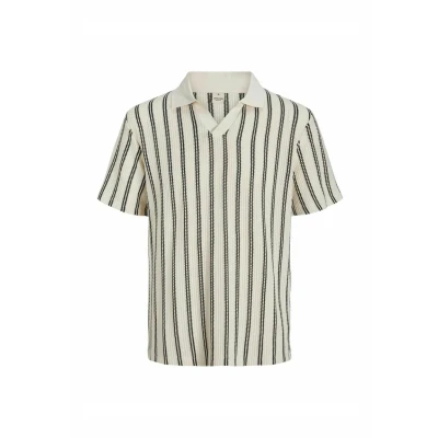 Afbeelding van Jack &amp; Jones PLUS SIZE Poloshirt, Heren, Maat: 5XL, Cloud dancer