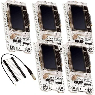 Afbeelding van AZDelivery 5 x NodeMCU ESP32 Heltec met OLED Display 868Mhz LoRa
