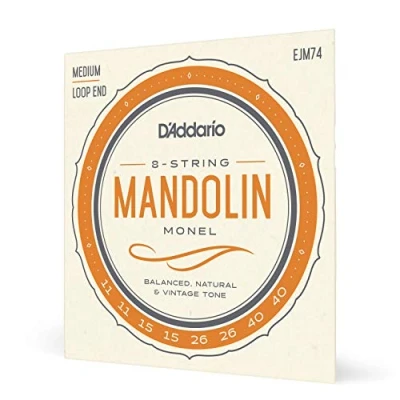 Afbeelding van D&#039;Addario EJM74 Monel Mandoline Snaren, Medium, 11 40