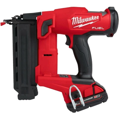 Afbeelding van Milwaukee M18 FN18GS 202X FUEL 18 GA afwerkingstacker set (2x 2,0Ah accu) in HD Box