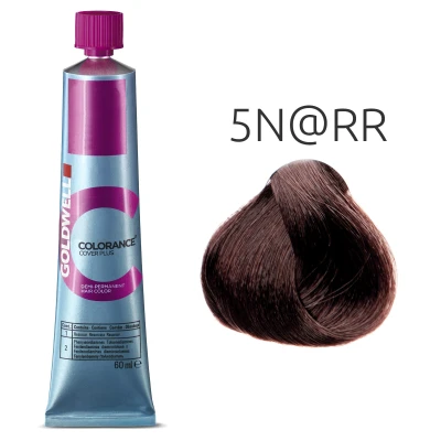 Afbeelding van Goldwell Colorance Cover Plus Elumenated Naturals 5N@RR Light Brown Eluminated Intense Red 60 ml