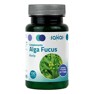 Afbeelding van KELP SAKAI 100 Vegan Tablets het jodium in de is 100% natuurlijk Naast jodiumgehalte bevat vezels die doorvoer verbeteren.