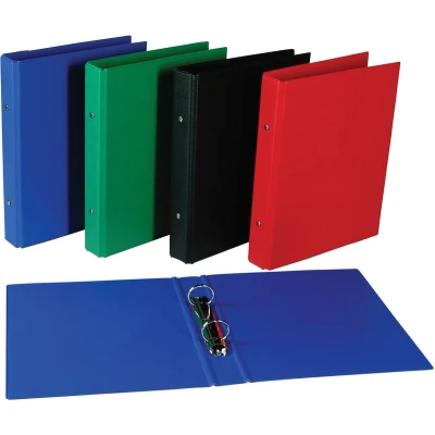 Afbeelding van Ringmap, ft A5, 2 ringen van 25 mm, geassorteerde kleuren ringmap