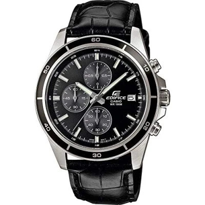 Afbeelding van Casio Edifice Classic EFR 526L 1AVUEF Herenhorloge 42 mm Zwart