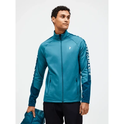 Afbeelding van Peak Performance Rider Zip Jacket Heren Mid layer Hydro Fresh XL