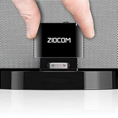 Afbeelding van ZIOCOM 30 pins Bluetooth adapter voor iPhone iPod Bose SoundDock en andere dock luidsprekers met 3,5 mm aux kabel (niet auto), zwart