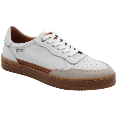 Afbeelding van Pikolinos Sneakers laag Off white, Heren, Maat: 46, white Leer