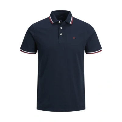 Afbeelding van Jack &amp; Jones Paulos SS NOOS Poloshirt Navy blazer, Heren, Maat: Medium, blazer