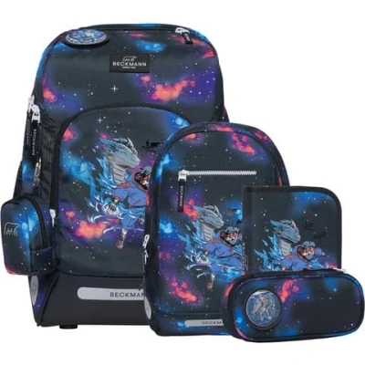 Afbeelding van Schooltasset Beckmann Active Air FLX Ninja Elements 6dlg schooltas, gy