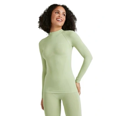 Afbeelding van Falke Langarmshirt Hemd, Dames, Maat: XL, Quiet green