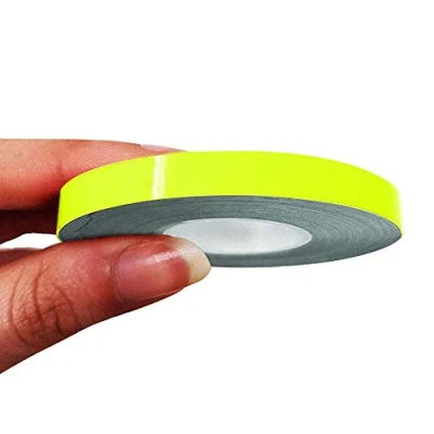Afbeelding van 4R Quattroerre.it 10488 Trim Strepen zelfklevende strips voor auto&#039;s, neon geel, 7 mm x 10 mt