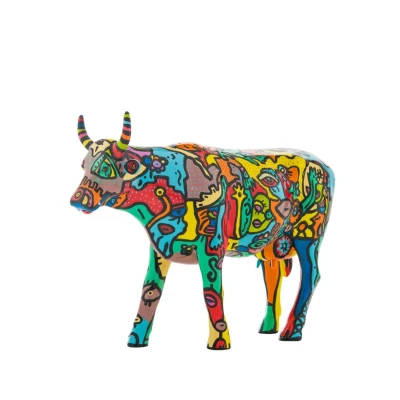 Afbeelding van CowParade Beeld Moo York celebration Koe Large Multi 30x9x20,5cm