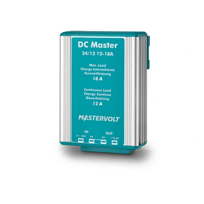 Afbeelding van Mastervolt omvormer 24 &gt; 13,6volt 12A (max 18A) DC Master 24/12 12