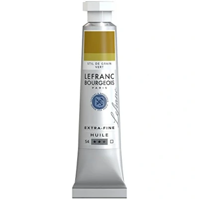 Afbeelding van Lefranc Bourgeois 404991 Extra fijne olieverf met hoogwaardige kunstenaarspigmenten, lichtecht, verouderingsbestendig 20ml Tube, Stil De Grain Green