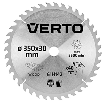 Afbeelding van verto zaagblad 350mm tanden 40 61h142