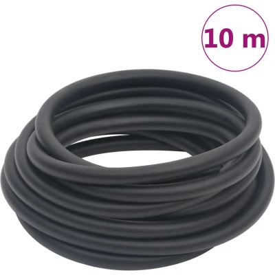 Afbeelding van vidaXL Luchtslang hybride 0,6&quot;;&quot;; 10 m rubber en PVC zwart