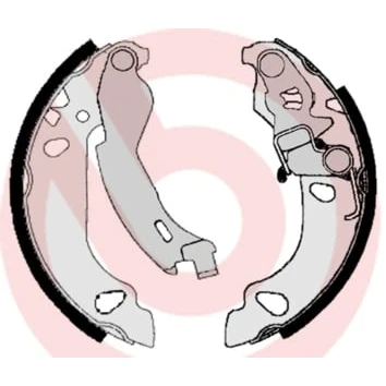 Afbeelding van Brembo Remschoen set S 23 522