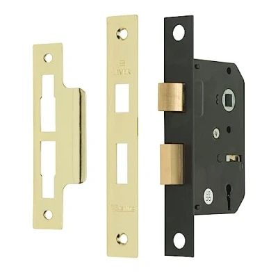 Afbeelding van Sterling MLS325 65mm 3 hendel Sashlock Messing