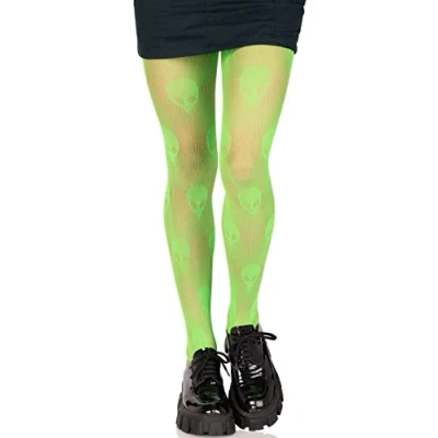 Afbeelding van Leg Avenue Alien Kostuum Out Of Space Panty Groen One Size Halloween Verkleedkleding