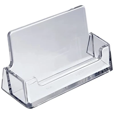 Afbeelding van Taymar® Visitekaarthouder in liggend formaat, DIN A8 (95 x 52 mm), transparant