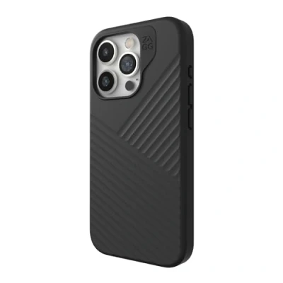 Afbeelding van ZAGG Denali Snap iPhone 15 Pro telefoonhoes Valbescherming (16ft/5m), dubbellaags getextureerde mobiele voor 15, antislip ontwerp, MagSafe telefoonhoesje, zwart