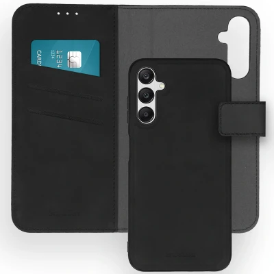 Afbeelding van Samsung Galaxy A25 Hoesje Kunstleder iMoshion 2 in 1 Case/Bookcase Zwart Telefoonhoesje