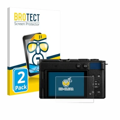 Afbeelding van BROTECT Screenprotector voor Panasonic Lumix DC S9 Folie Beschermfolie transparant (2 Stuks)
