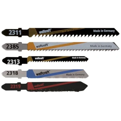 Afbeelding van Wolfcraft 2688000 5 delige Decoupeerzaagblad set Universeel
