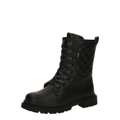 Afbeelding van s.Oliver Kinder WL Lace Boot 5 46223 43 Sneeuw, Zwart, 2 UK, 34 EU