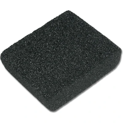Afbeelding van Poetsblok Grooming Block 10x10x3,5 cm zwart