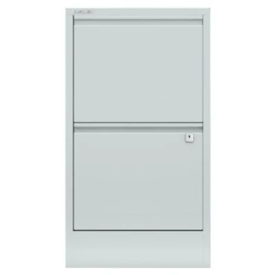 Afbeelding van Bisley Home Filer, 2 HR schuifladen, staal, 645 lichtgrijs, 40 x 41,3 67,2 cm