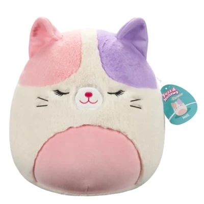 Afbeelding van Squishmallows FuzzAMallows knuffel Nell the Cat 30 cm Zeldzaam Exclusief Origineel 2024