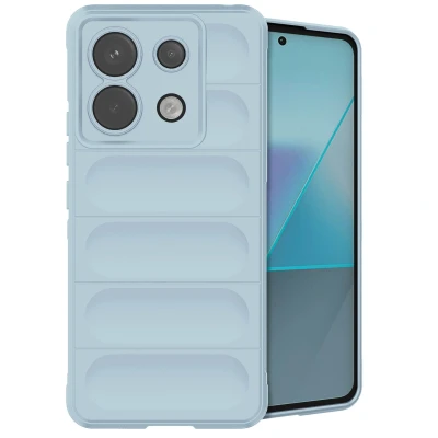 Afbeelding van Xiaomi Redmi Note 13 Pro (5G) Hoesje Siliconen en TPU (zacht) iMoshion Backcover/Softcase Lichtblauw Telefoonhoesje