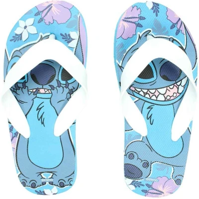 Afbeelding van Lilo &amp; Stitch Slippers Blauw Wit Maat 26/27 Disney&#039;s Kinderen