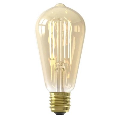 Afbeelding van SMART LED Lamp Goud Squirrel Cage ST64 E27 7W 806lm 1800 3000K