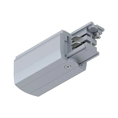 Afbeelding van Paulmann 91358 Rail3 Voeding Rechts 99,5 x 35 mm max. 3.680 W zilver railsystemen plafondrail metaal, kunststof