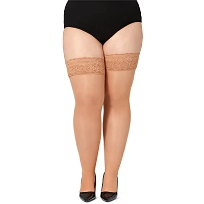 Afbeelding van Bellivalini Overknee kousen, Dames, Maat: 4XL, Daino
