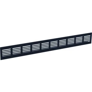 Afbeelding van Nedco plintrooster alum. 400 x 100 mm zwart