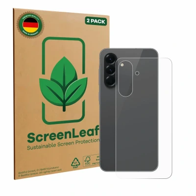 Afbeelding van ScreenLeaf Screenprotector voor Samsung Galaxy A56 (Achterkant) Duurzame schermbescherming Folie Beschermfolie transparant (2 Stuks)