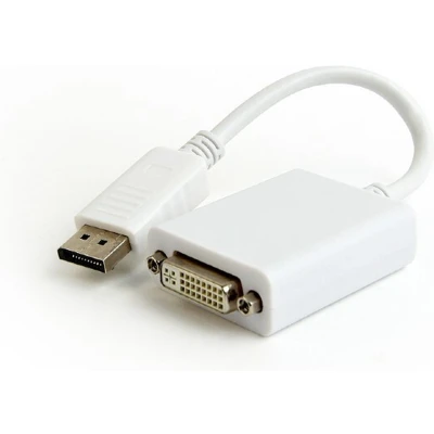 Afbeelding van DisplayPort M DVI F adapterkabel 10 cm wit v1.2