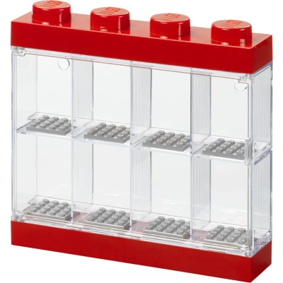 Afbeelding van Opbergbox Lego Minifiguren Zwart 8 delig
