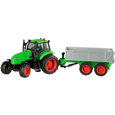 Afbeelding van Tractor met aanhanger licht en geluid