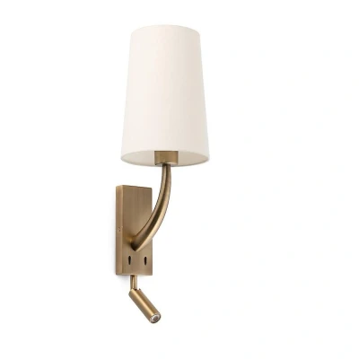 Afbeelding van Faro Lighting Rem Reading Light Wandlamp Goud, E27