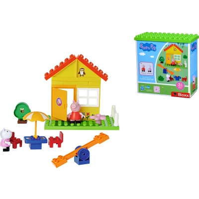 Afbeelding van BIG Bloxx Peppa Pig Tuinhuis Constructiespeelgoed