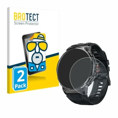 Afbeelding van BROTECT Anti glansfolie Schermbeschermer Matte schermbeschermfolie, Smartwatch beschermfolie, Grijs