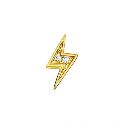 Afbeelding van Thomas Sabo H2217 414 14 Enkele Oorbel Dames 925er Zilver geel verguld