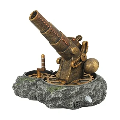 Afbeelding van Aqua Della Aquariumdecoratie Vissen Steampunk Kanon Action Air 16,3x11,5x13,6cm Meerkleurig 1st