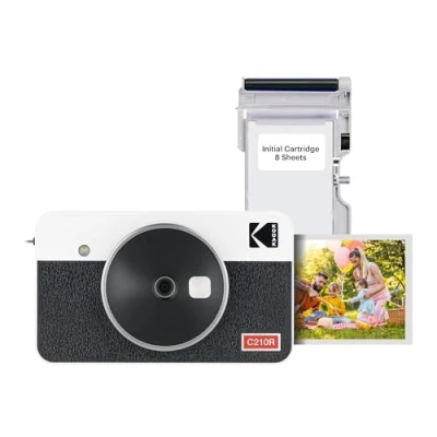 Afbeelding van Kodak Mini Shot Combo 2 retro camera &amp; printer white