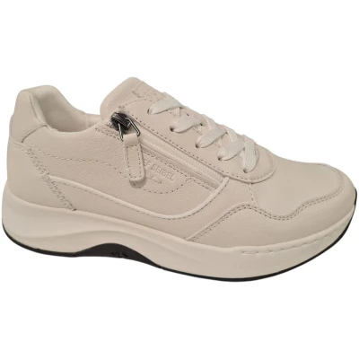 Afbeelding van Josef Seibel ELLI Veterboots, Dames, Maat: 36, Weiss Leer en textiel